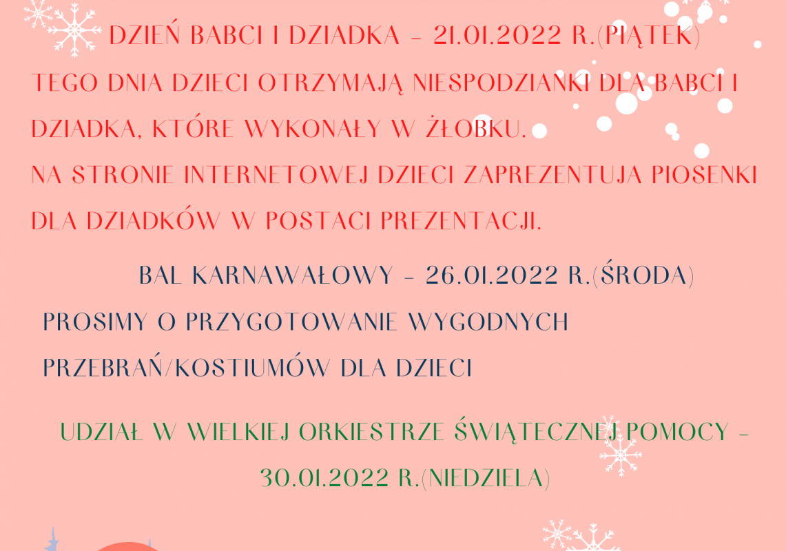 Grafika 1: Co nas czeka w styczniu!