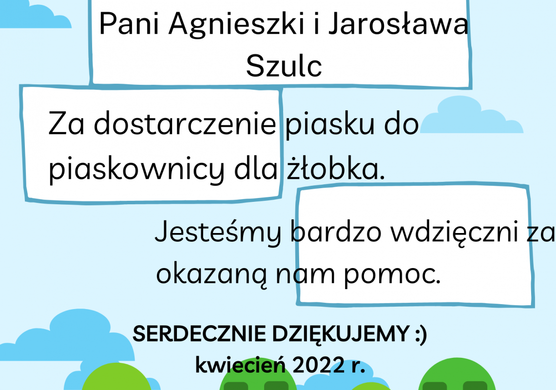 Grafika 1: Podziękowania