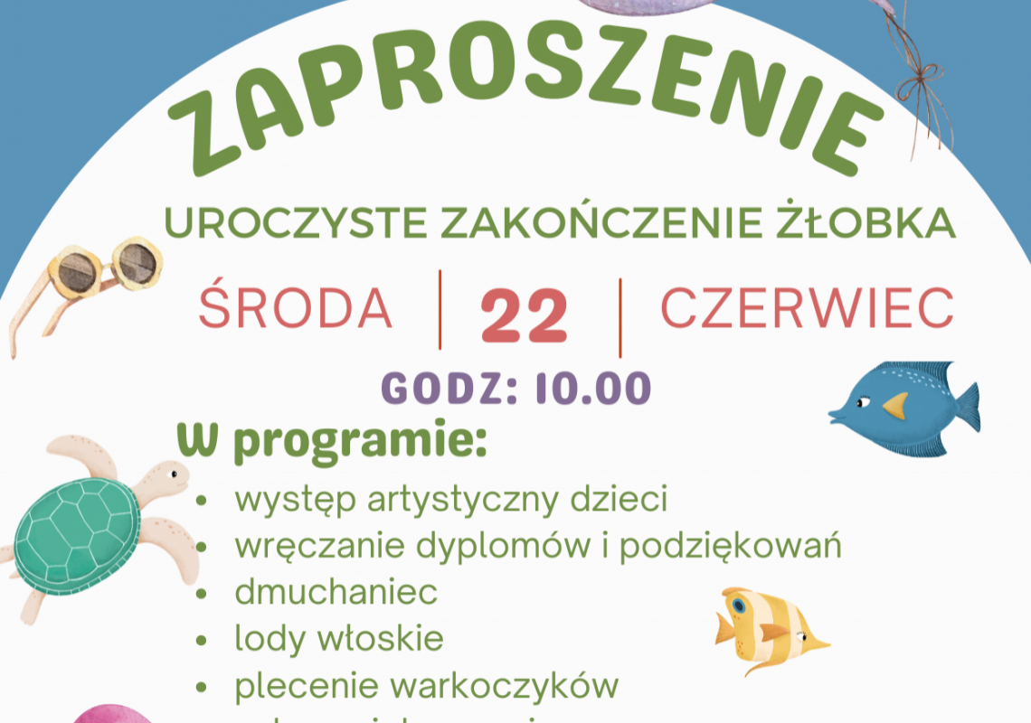 Grafika 1: Uroczyste zakończenie żłobka