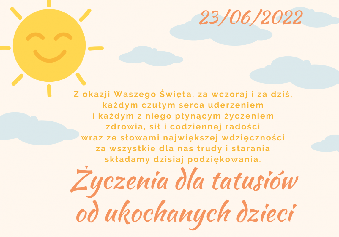 Grafika 1: Życzenia z okazji Dnia Ojca