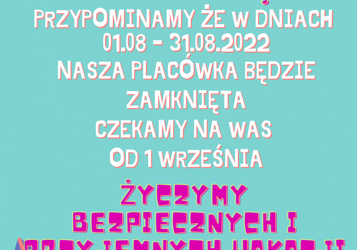 Grafika 1: Przerwa wakacyjna