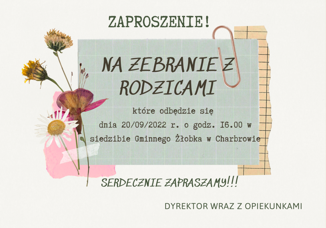 Grafika 1: Zebranie z Rodzicami