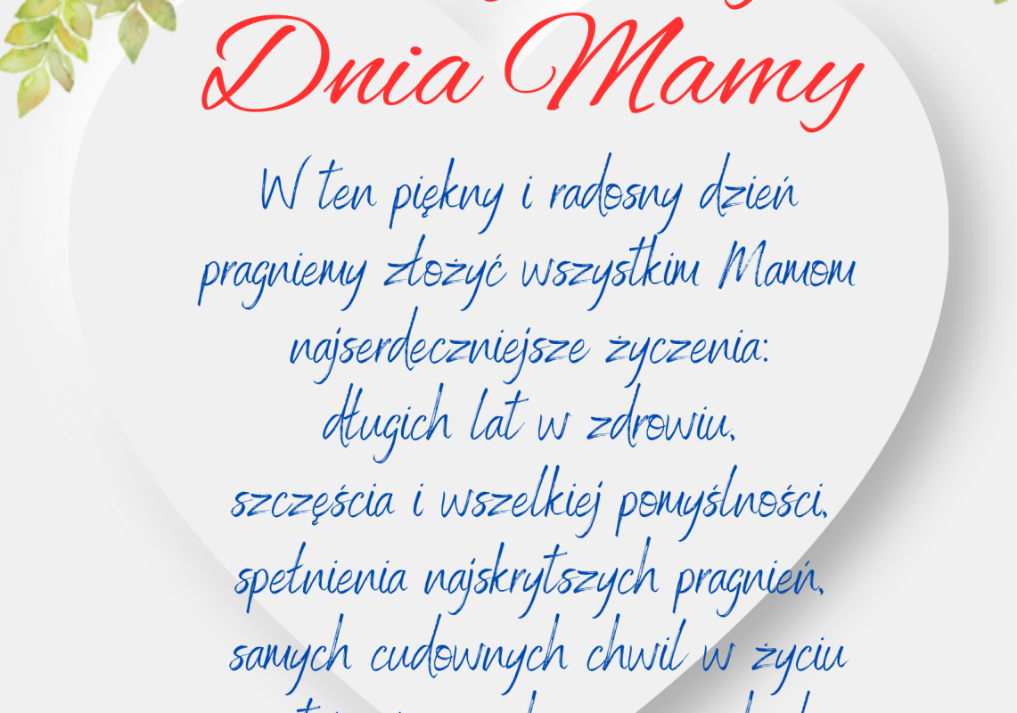 Grafika 1: Życzenia z okazji Dnia Mamy