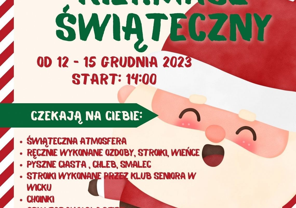 Grafika 1: Serdecznie zapraszamy wszystkich sympatyków żłobka na Kiermasz Bożonarodzeniowy