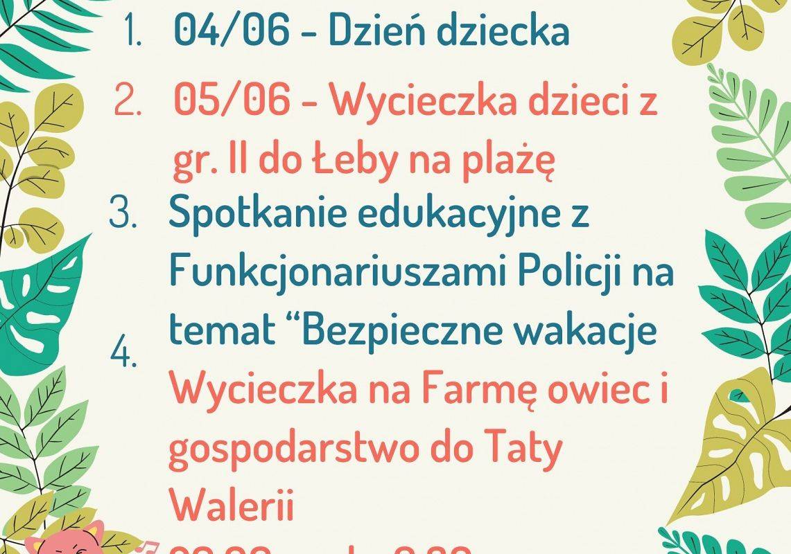 Grafika 1: Co nas czeka w czerwcu!