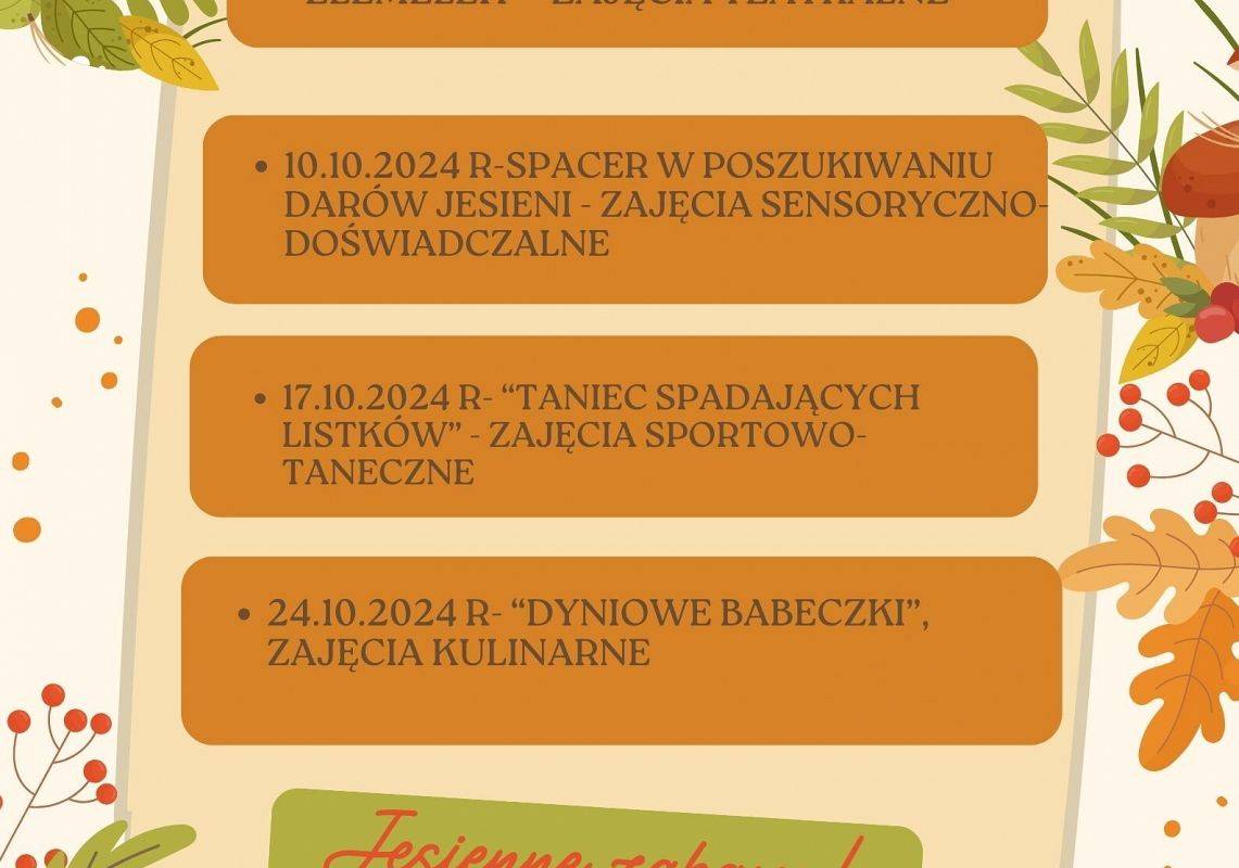 Grafika 1: Zajecia dodatkowe październikowe