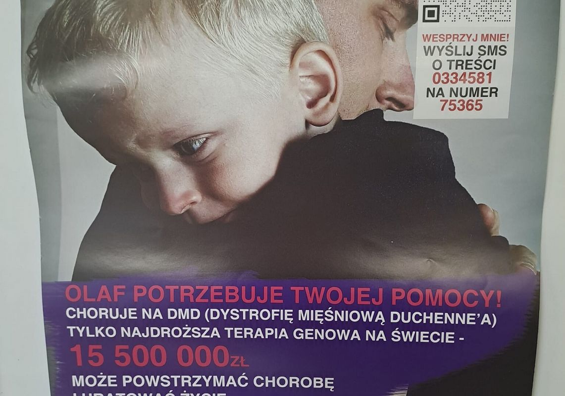 Grafika 1: Zbiórka dla Olafka