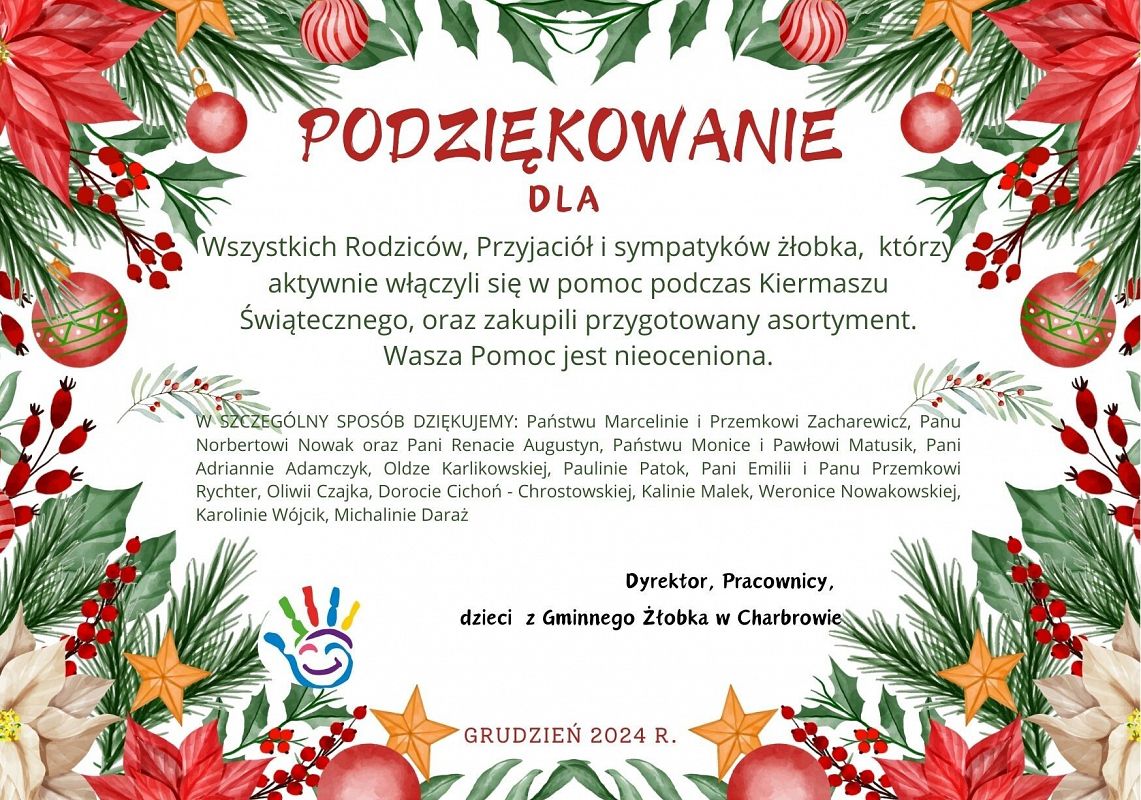 Grafika 1: Podziękowania