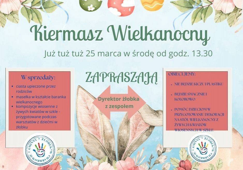 Grafika 1: Serdecznie zapraszamy na corocznie organizowany Kiermasz Wiosenny