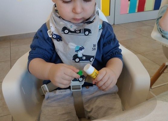 Praca plastyczna "Zajączek wielkanocny"