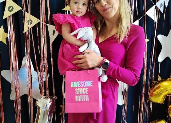 Elizka z ciocią Anią