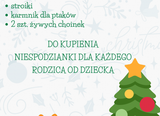 Grafika 3: Zaproszenie na Kiermasz Bożonarodzeniowy