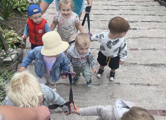 Nie straszne nam wchodzenie i schodzenie :) starszaki