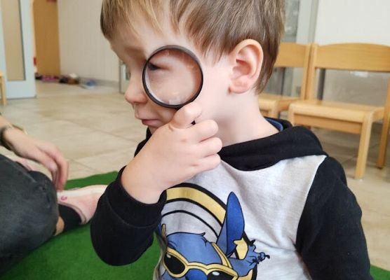 Zajęcia sensoplastyczne ''Jesienna ścieżka''.