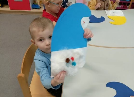 Praca plastyczna ''krasnoludek'' rozwijanie zdolności manualnej.