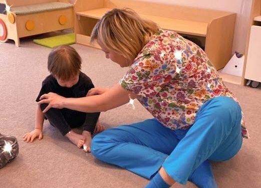 Zajęcia z gimnastyki ogólnej z Panią fizjoterapeutą