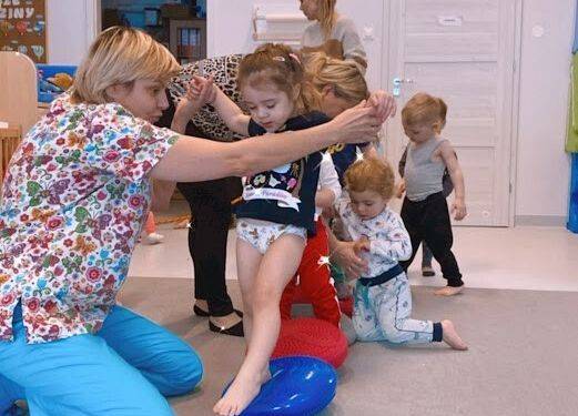 Zajęcia z gimnastyki ogólnej z Panią fizjoterapeutą