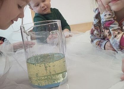 eksperymenty śnieżna burza