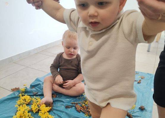 Wiosenna łąka zajęcia sensoryczne