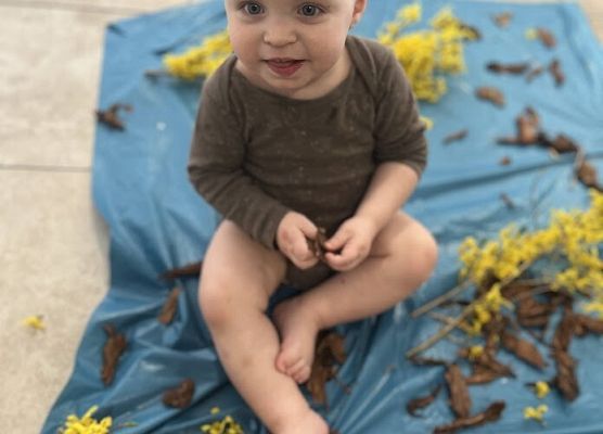 Wiosenna łąka zajęcia sensoryczne