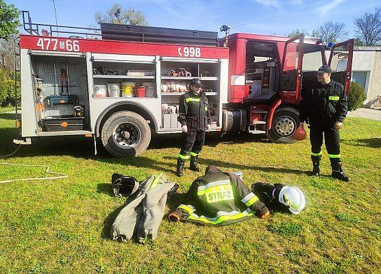 Odwiedziny strażaków