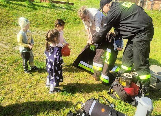 Odwiedziny strażaków