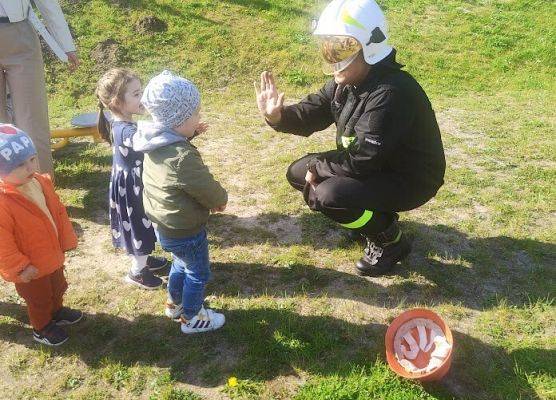 Odwiedziny strażaków