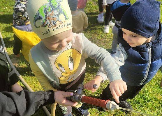 Odwiedziny strażaków