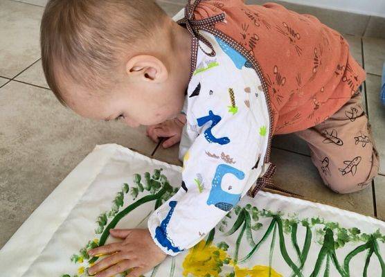 Wykonanie plakatu przez dzieci