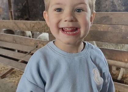 Spacer po farmie owiec