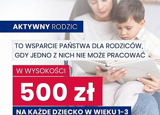 Grafika 4: Program Aktywny Rodzic tzw. Babciowe już od 1 października!!!