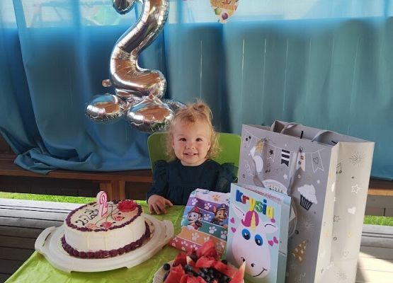 Drugie urodzinki Krysi :)