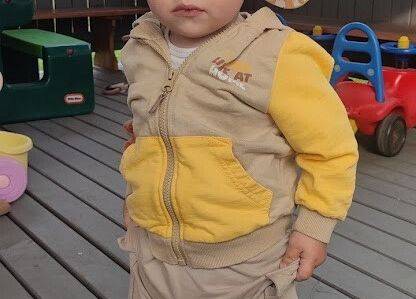 Zabawy na żłobkowym placu zabaw maluszki :)