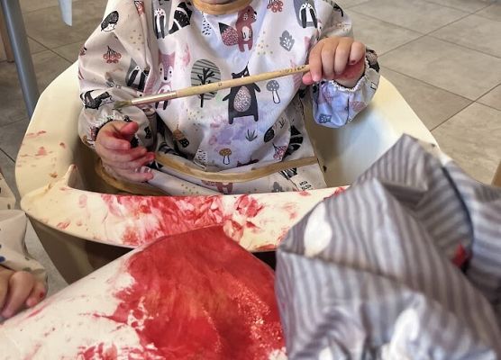 Praca plastyczna grupowa maluszki i starszaki