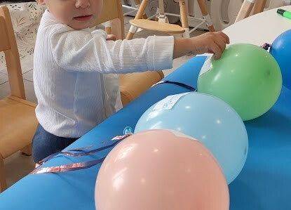 Praca plastyczna maluszków- balonik szczęścia