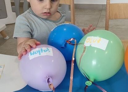 Praca plastyczna maluszków- balonik szczęścia