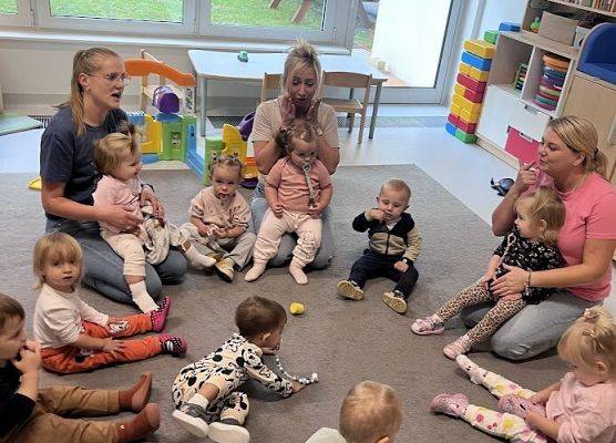 Zabawy muzyczne w grupie maluszków