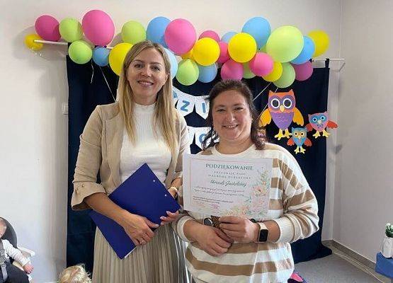 Podziękowania dla pracowników żłobka