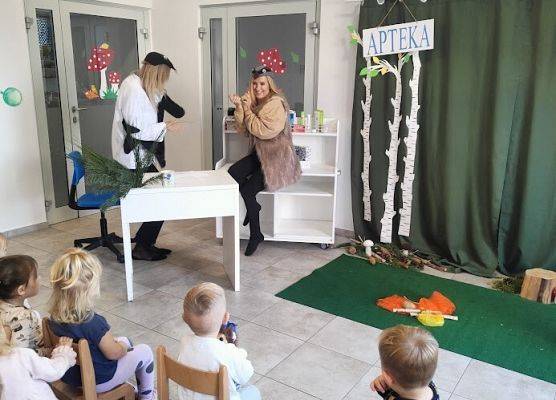 Zajęcia teatralne pt ,,Wróbelek Elemelek''