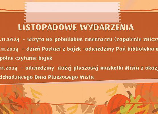 Grafika 2: Listopadowe wydarzenia