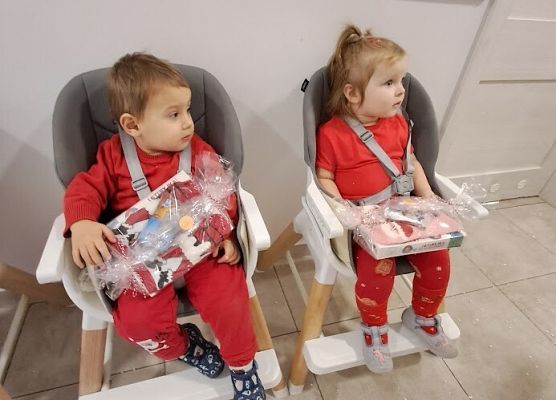 Odwiedziny Mikołaja w żłobku