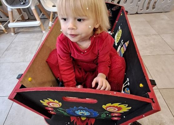 Odwiedziny Mikołaja w żłobku