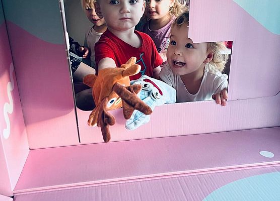 Grafika 3: Wizyta Pani Dyrektor Żłobka Gminnego "Promyczek" w Lini