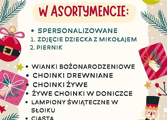 Grafika 2: Serdecznie zapraszamy na Kiermasz Bożonarodzeniowy
