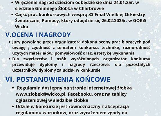 Grafika 3: Regulamin Konkursu Rodzinnego na " Karmnik dla ptaków"