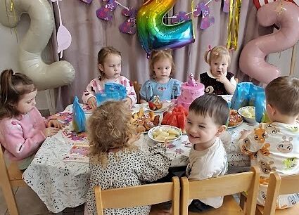 Drugie urodzinki Różyczki