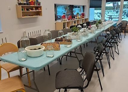 Warsztaty z babcią i dziadkiem ,,Las w szkle''