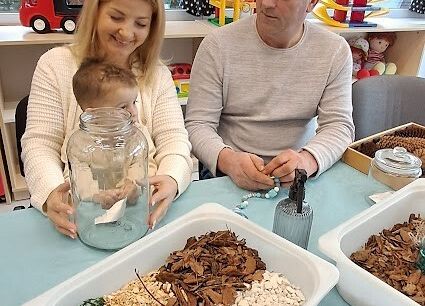 Warsztaty z babcią i dziadkiem ,,Las w szkle''