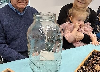 Warsztaty z babcią i dziadkiem ,,Las w szkle''