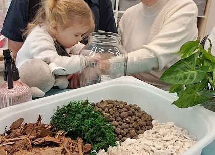 Warsztaty z babcią i dziadkiem ,,Las w szkle''